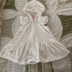 Gymboree baby girl terry swimsuit cover-up New 3-6
